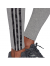 Dámske legíny adidas Loungewear Essentials s 3 prúžkami sivé HE7016